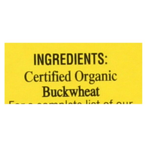 Organic Cream Of Buckwheat