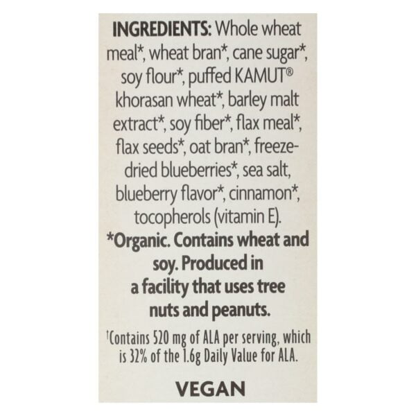 Organic Optimum Power Cereal Blueberry Cinnamon Flax