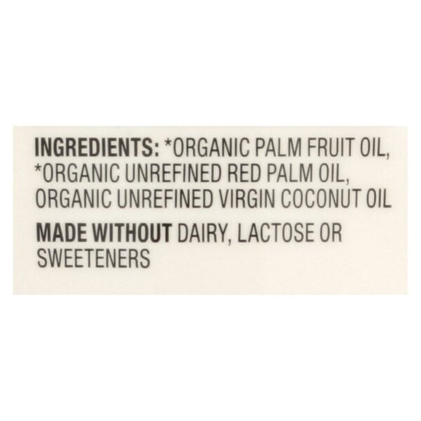 Organic Shortening Original Red Palm and Coconut Oils