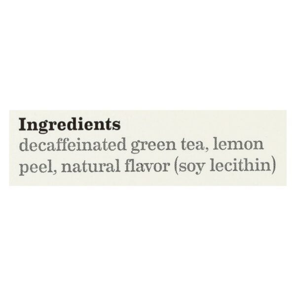 Green Tea with Lemon Decaf 20 Bags