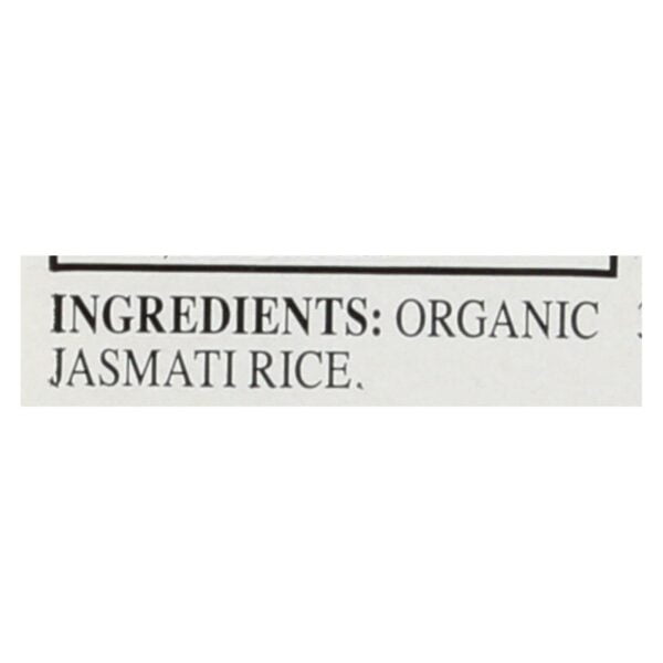 Organic Jasmati White Rice