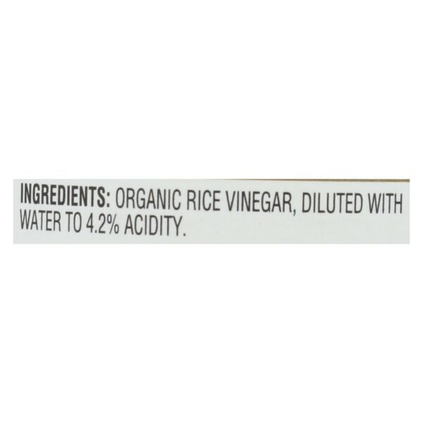 Organic Natural Rice Vinegar