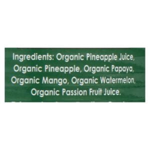 100% Organic Tropical Fruit Salad