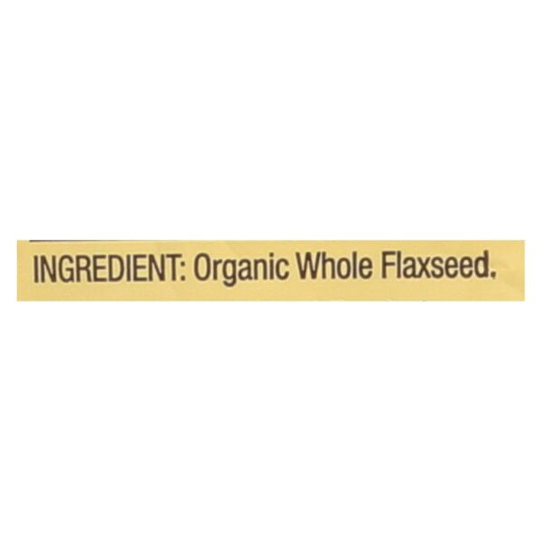 Organic Whole Ground Flaxseed Meal