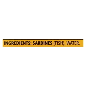 Sardines in Water No Salt Added