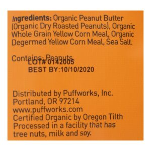 Organic Peanut Butter Puffs Original