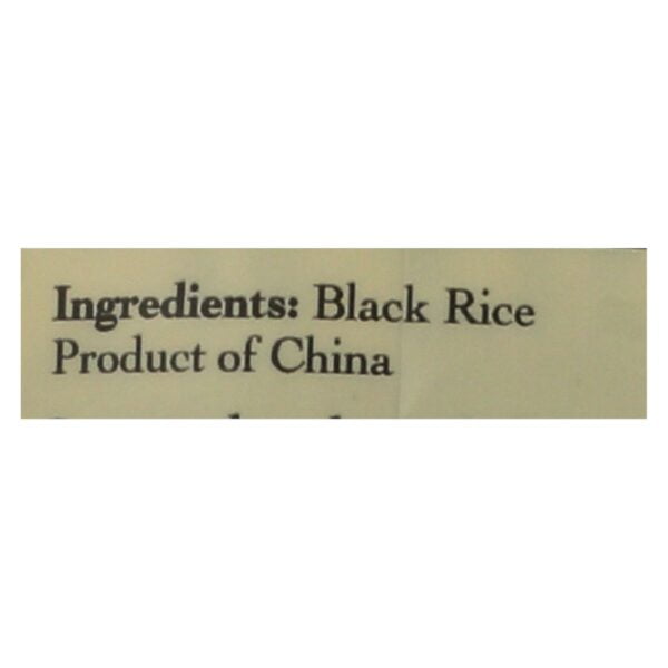 Heirloom Forbidden Black Rice