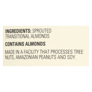 Sprouted Almonds Unsalted