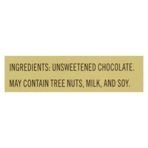 Premium Baking Bar 100% Cacao Unsweetened Chocolate