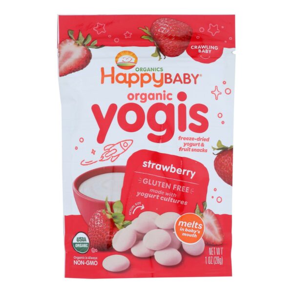 Organic Yogis Yogurt and Fruit Snacks Strawberry