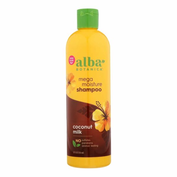alba botanica more moisture coconut milk shampoo