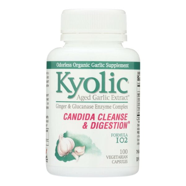 Aged Garlic Extract Candida Cleanse and Digestion Formula 102