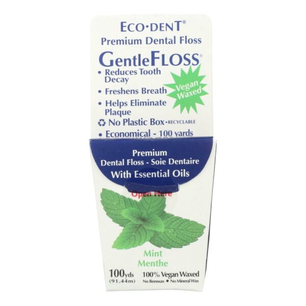 GentleFloss Premium Dental Floss Mint 100 Yards