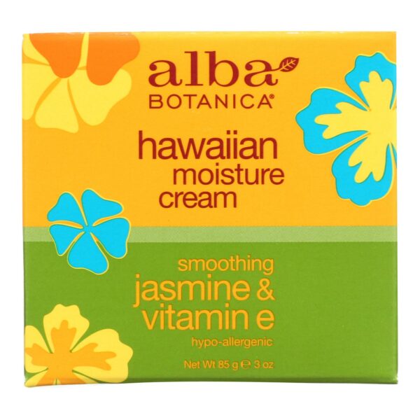 alba botanica hawaiian moisture cream jasmine and vitamin e