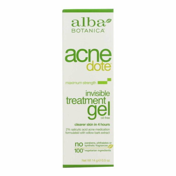 alba botanica natural acnedote invisible treatment gel