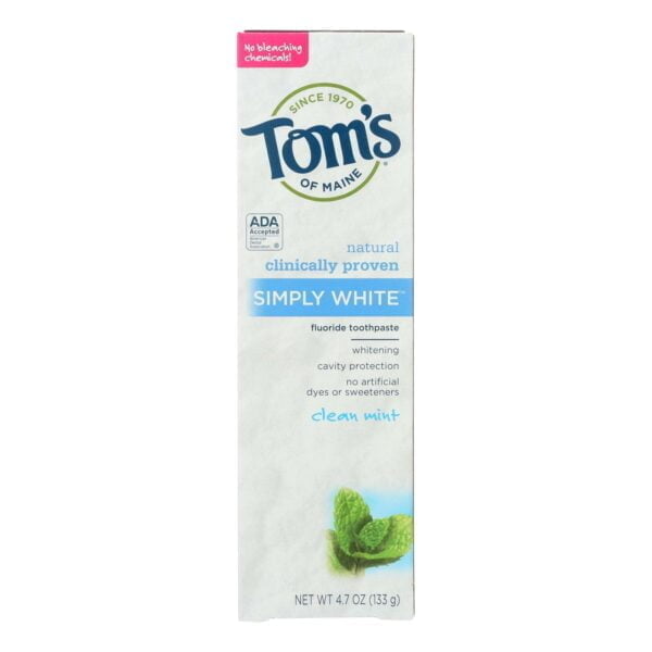Simply White Fluoride Toothpaste Clean Mint
