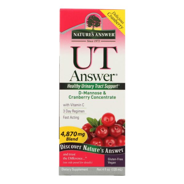UT Answer D-Mannose & Cranberry Concentrate 4870 mg