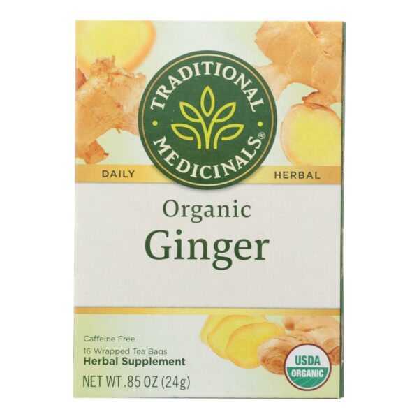 Organic Ginger Herbal Tea 16 Tea Bags