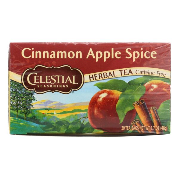 Cinnamon Apple Spice Herbal Tea Caffeine Free 20 Tea Bags
