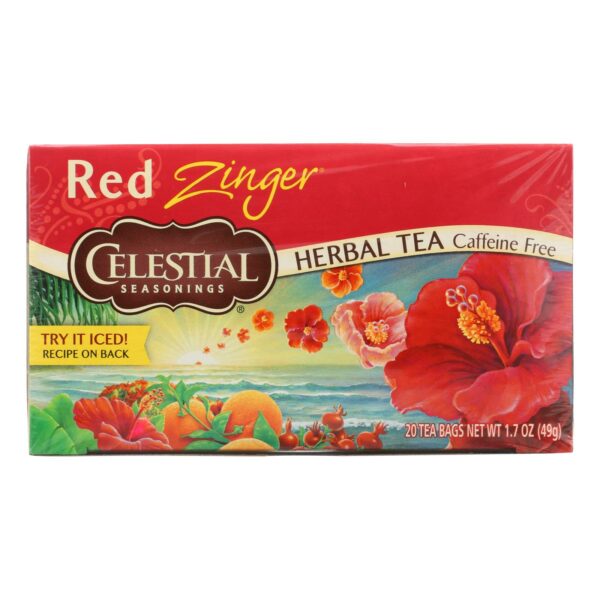 Red Zinger Herbal Tea Caffeine Free