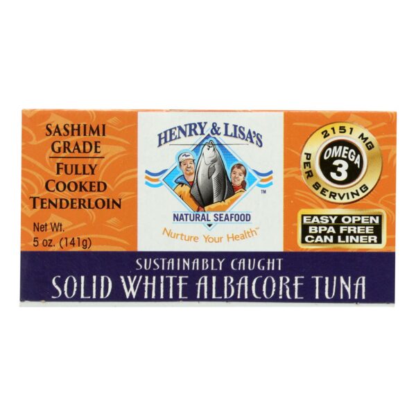 Solid White Albacore Tuna Sashimi Grade