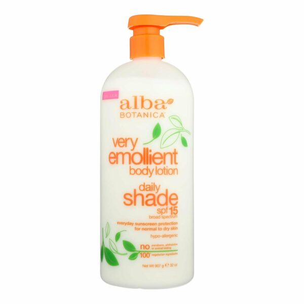 alba botanica very emollient body lotion daily shade spf 15