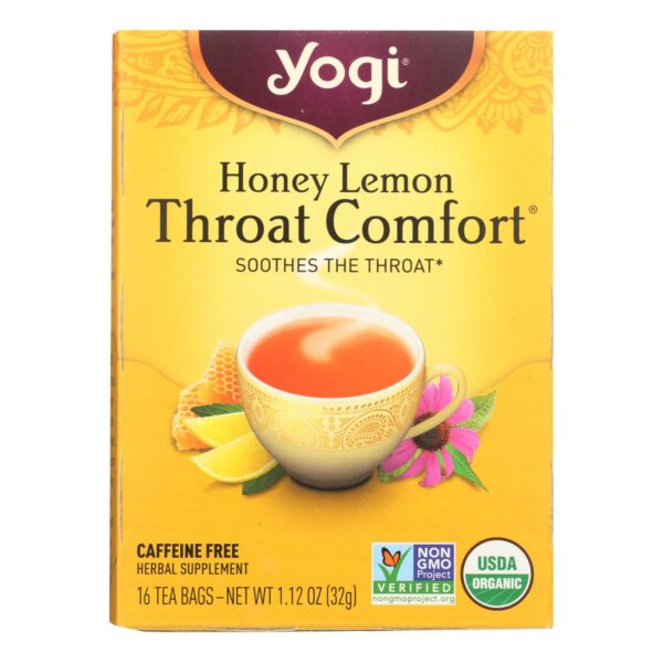 Herbal Tea Honey Lemon Throat Comfort