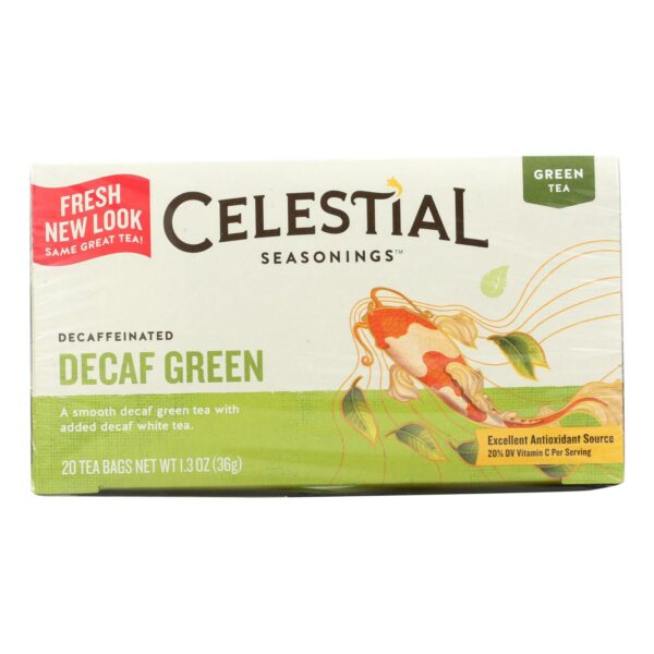Green Tea With White Tea Decaffeinated 20 Tea Bags