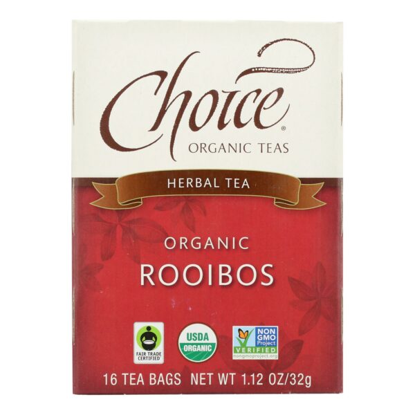 Organic Rooibos Herbal Tea 16 Tea Bags