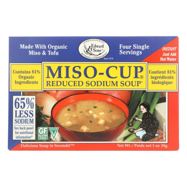Miso Cup Mix Reduced Salt Organic 3-4 P
