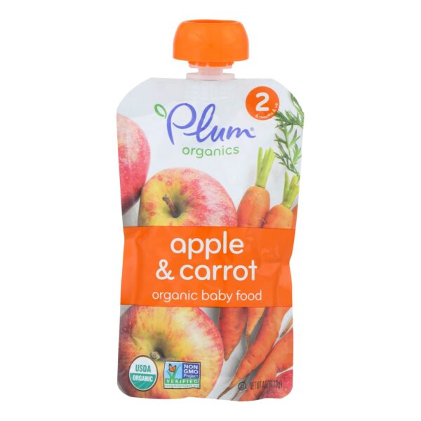 Organic Baby Food Stage 2 Apple & Carrot