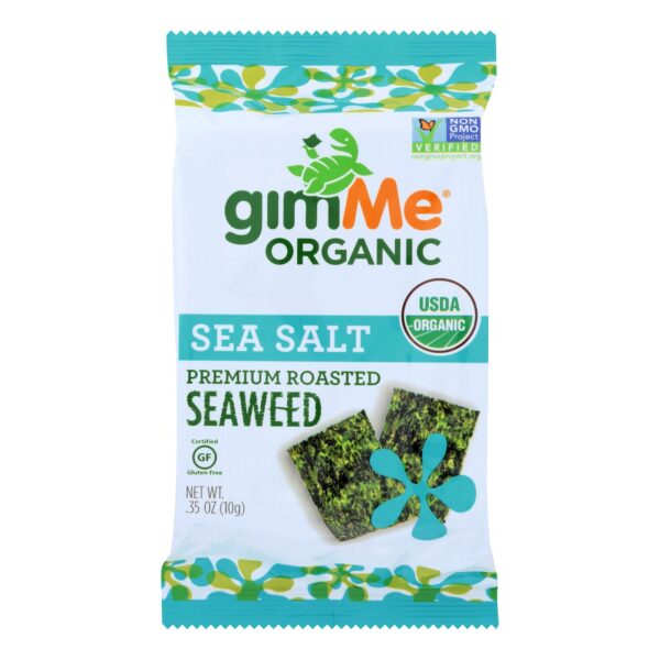 Organic Roasted Seaweed Snacks Sea Salt