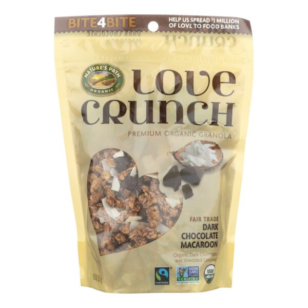 Love Crunch Premium Organic Granola Dark Chocolate Macaroon