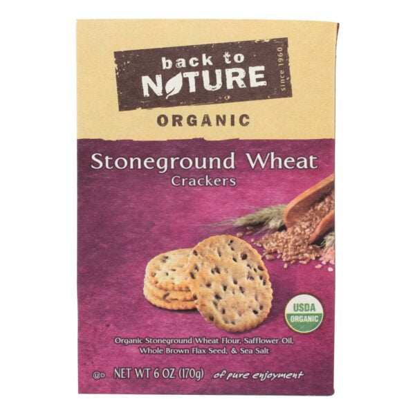 Organic Stoneground Wheat Crackers