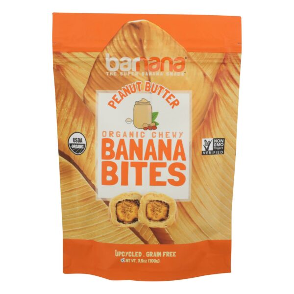 Organic Peanut Butter Chewy Banana Bites