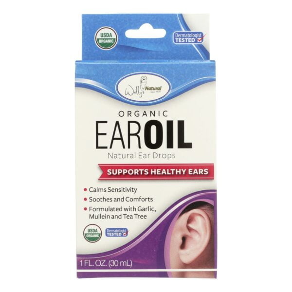 Organic Ear Oil 1 Fl Oz by WALLY'S NATURAL PRODUCTS