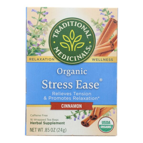 Organic Stress Ease Cinnamon Tea 16 Tea Bags