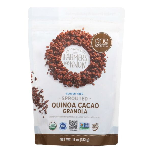 Sprouted Oat Granola Quinoa Cacao