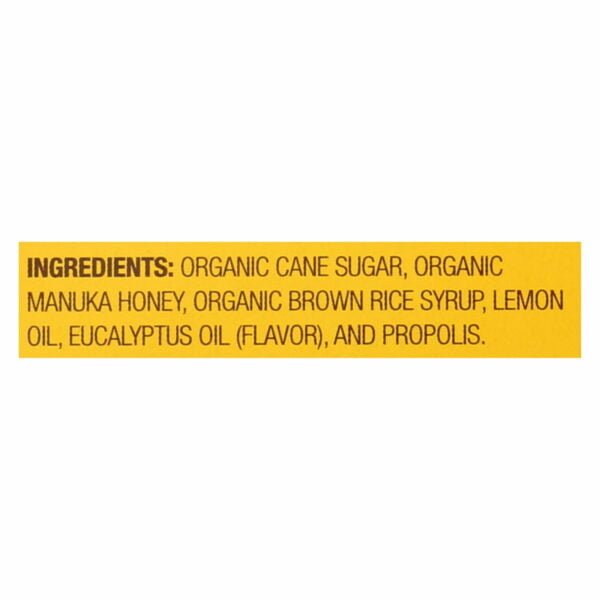 Organic Manuka Honey Drops Lemon