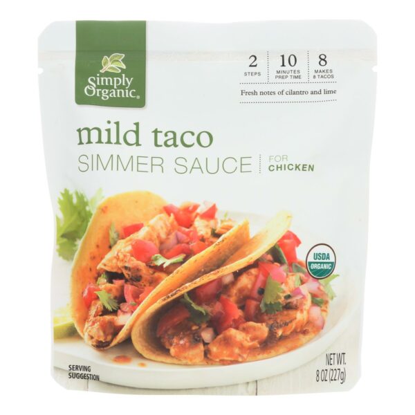 Sauce Mild Taco Simmer Organic