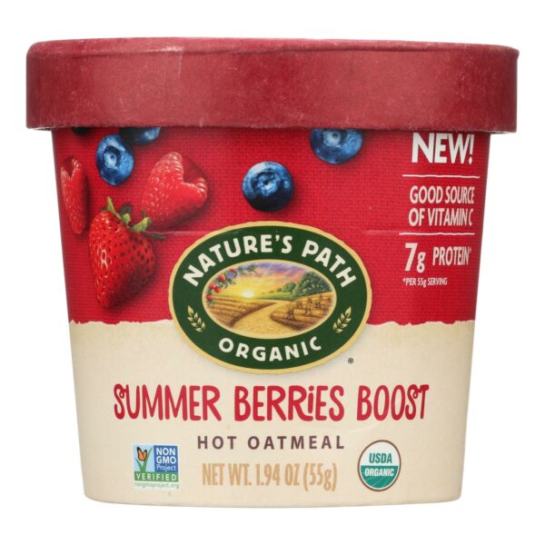 Summer Berries Boost Oatmeal Cup