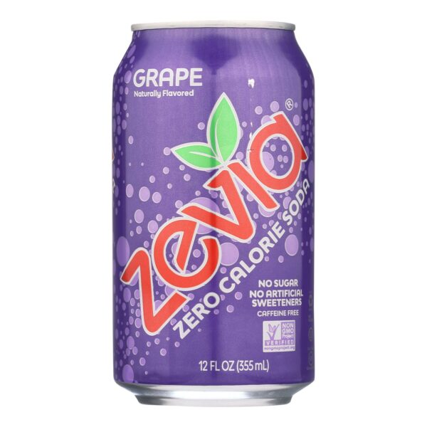 All Natural Zero Calorie Soda Grape 6-12 fl oz