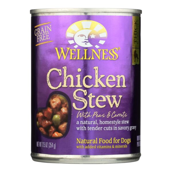 wellness chicken stew dog food