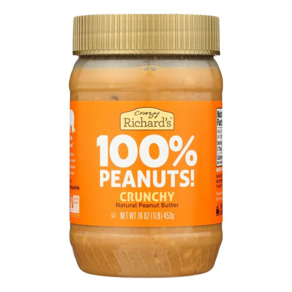 crazy richard's 100 peanuts all natural peanut butter